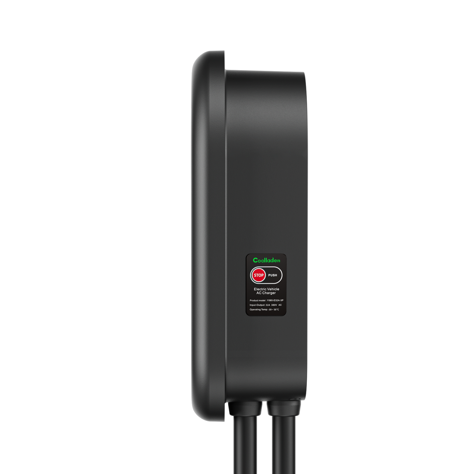 Coolladen Ładowarka EV Smart APP z domową stacją ładującą 32A typu 2 o mocy 22kW, kabel do ładowania Wallbox 5/10m z uchwytem na ładowarkę do sterowania aplikacją CEE 3-fazowa wtyczka do wszystkich pojazdów elektrycznych i PHEV