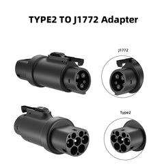 Adapter ładowarki typu 2 do J1772 EV 16A / 32A Złącze do ładowania pojazdów elektrycznych