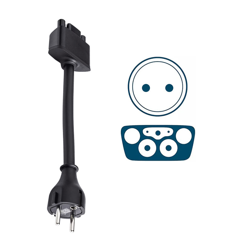 Schuko Type L Adapter For Tesla Mobile Connector