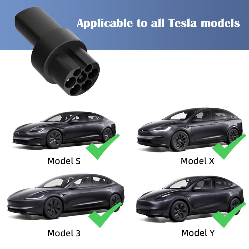 Type 2 To TESLA EV Charger Adaptor 16A / 32A Electric Vehicle Charging Connector