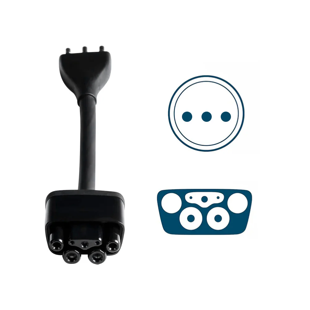 Italia Type L Adapter For Tesla Mobile Connector